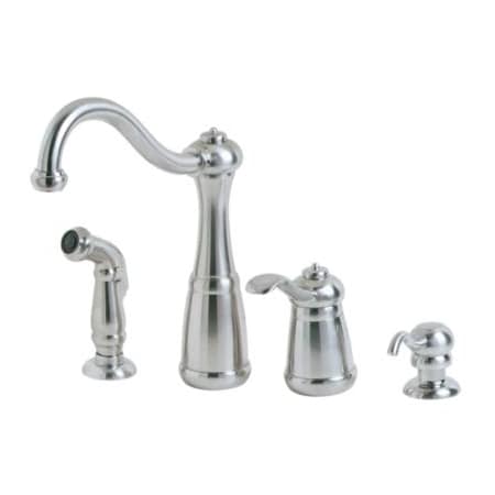 Pfister Pfister Marielle Single Handle Kitchen Faucet Stainless Steel LG26-4NSS